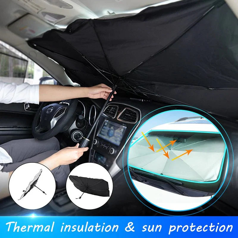 Universal Car Windshield Sun Shade Umbrella Protector