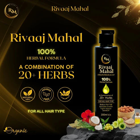 Rivaaj Mahal Hair Oil/ Kushta hair oil - For Mans & Women's